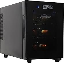 Koolatron 6 Bottle Wine Fridge – Freestanding Wine Cooler with Glass Doo...