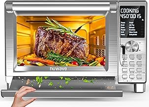 Nuwave Bravo XL Pro Air Fryer Toaster Oven, Improved 100% Super Convecti...