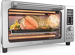 Nuwave Bravo Pro Smart 21QT Toaster Oven Air Fryer Combo, Convection Ove...