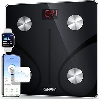 RENPHO Smart Scale for Body Weight, Digital Bathroom Scale BMI Weighing ...