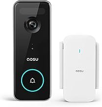 aosu Doorbell Camera Wireless, 5MP Ultra HD, Support Local Storage, 2.4/...