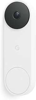 Google Nest Doorbell (Wired, 3rd Gen) - 2K Video and Gemini, Live View, ...