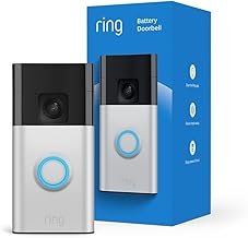 Ring Battery Doorbell (newest model), Home or business security with Hea...