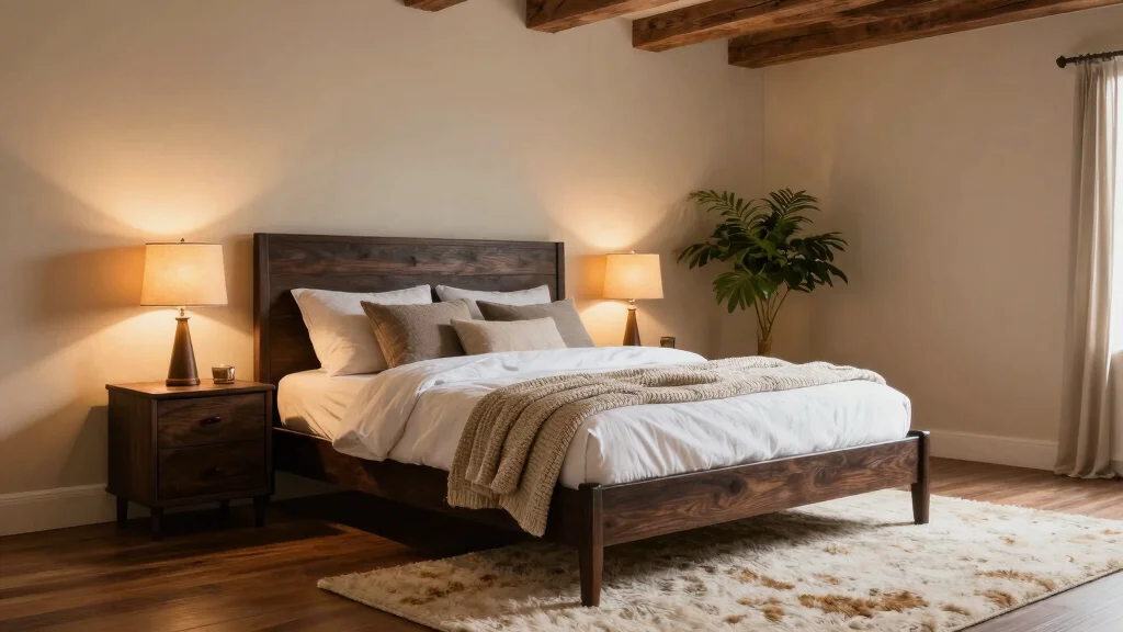 20 Cozy Bedroom Ideas with Dark Wood Furniture - Home Modern Designs