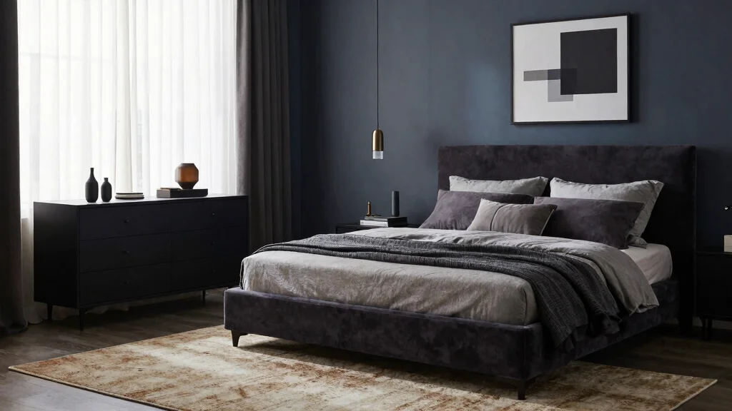 16 Master Bedroom Ideas with Dark Furniture Color Schemes - Home Modern Designs