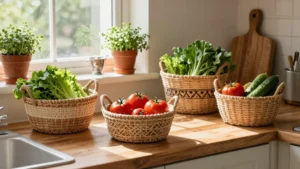 12 Practical Vegetable Baskets for Kitchen Ideas You'll Love