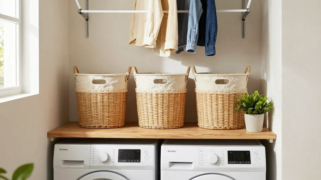 12 Stackable Laundry Baskets Ideas for Small Laundry Rooms