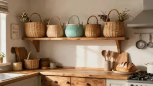 13 Baskets on Top of Kitchen Cabinets Ideas for Stylish Display