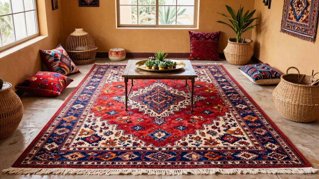 14 Arabian Rug Ideas with Bold Traditional Patterns