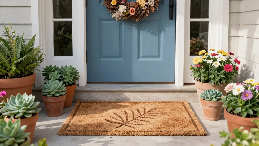 14 Outdoor Front Door Rug Ideas to Boost Curb Appeal