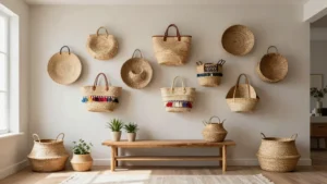 15 Baskets on Wall for Storage Ideas That Look Stylish