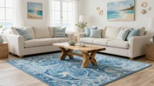 15 Blue Area Rug Ideas for a Calm and Cool Interior