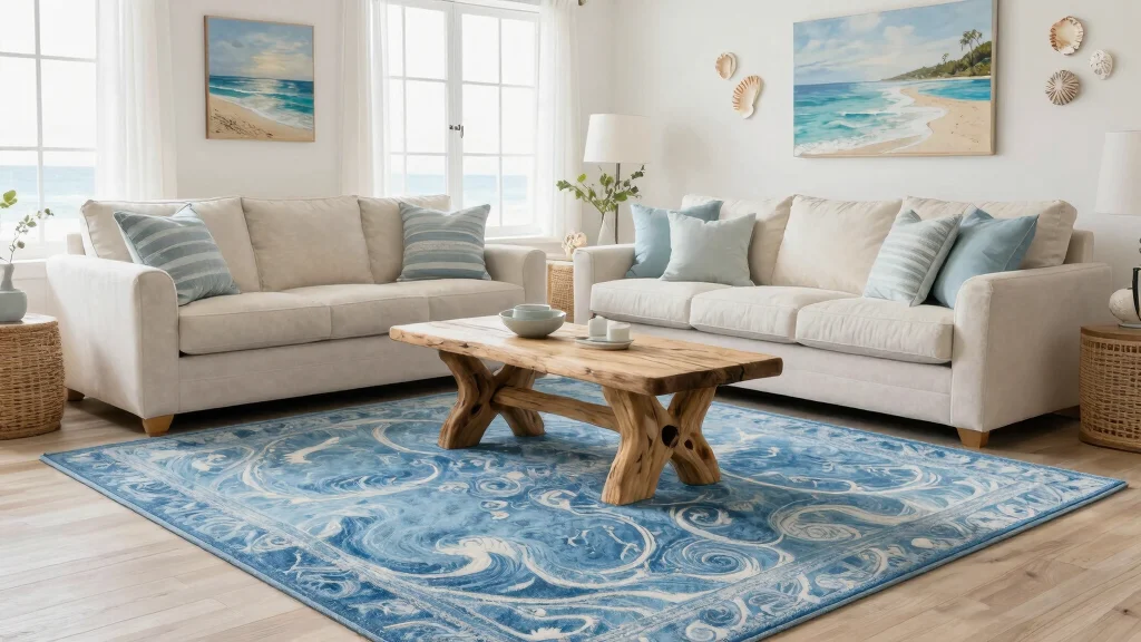 15 Blue Area Rug Ideas for a Calm and Cool Interior