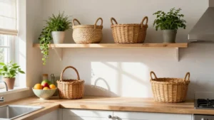 15 Kitchen Baskets Modular Ideas for Organized Spaces