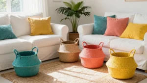 16 Colorful Baskets Ideas to Brighten Your Home