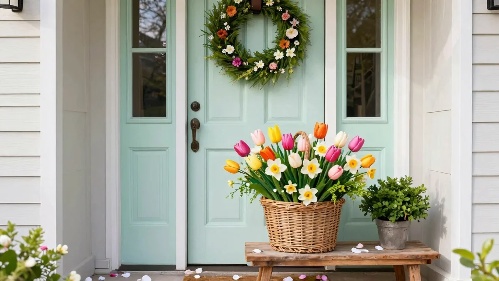 16 Front Door Baskets Ideas for Every Season