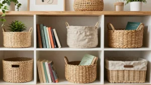 16 Smart Storage Baskets for Shelves Ideas to Organize Beautifully