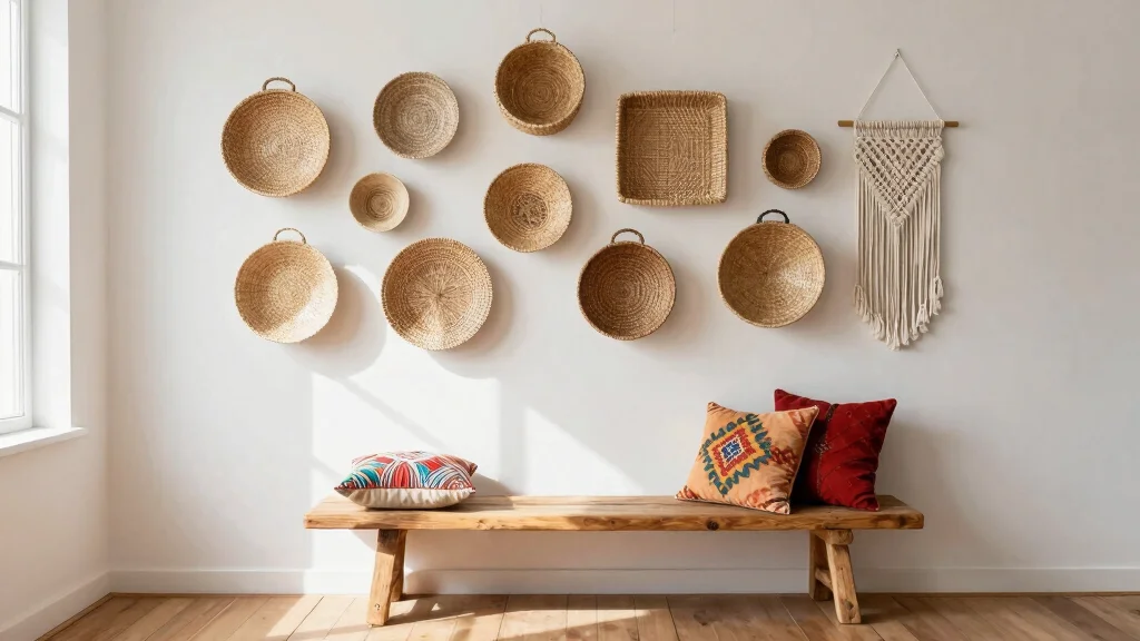 16 Woven Baskets on Wall Ideas for Rustic Charm