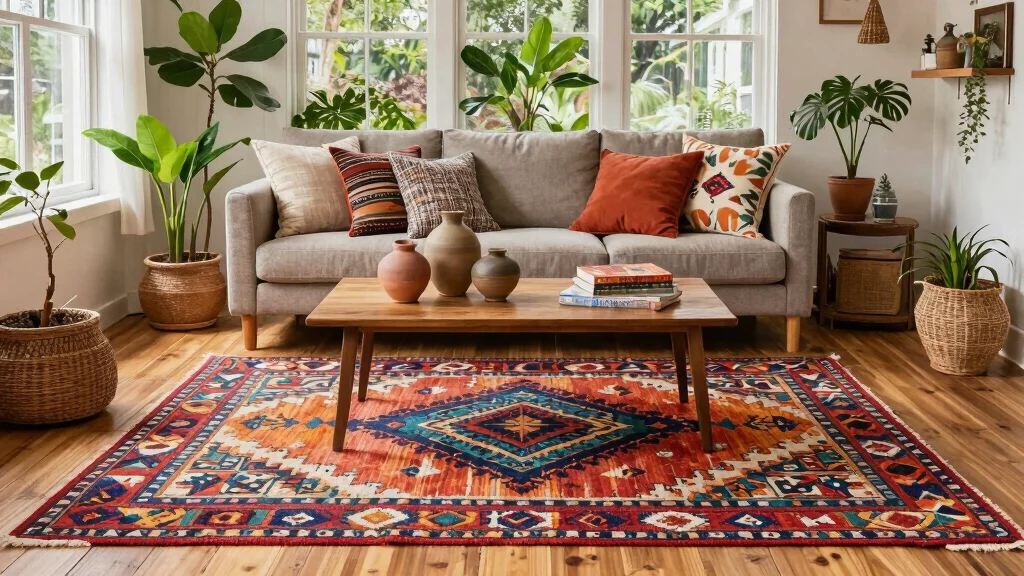 17 Boho Rug Ideas for a Free-Spirited Vibe