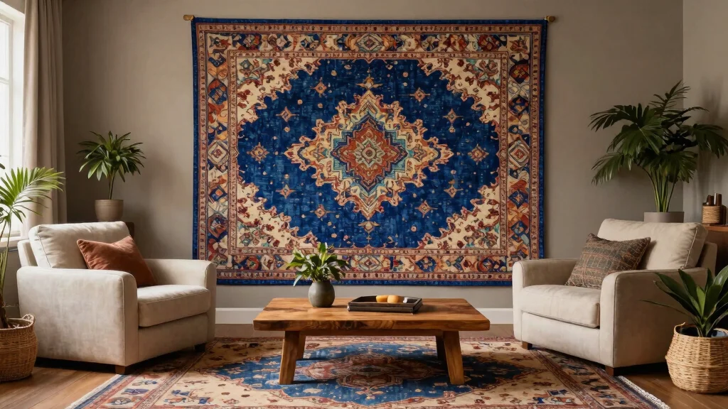 15 Rugs on Wall Ideas to Turn Your Rug into Art