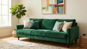 8 Stunning Green Sofa Living Room Ideas Fresh Bold and Totally On Trend