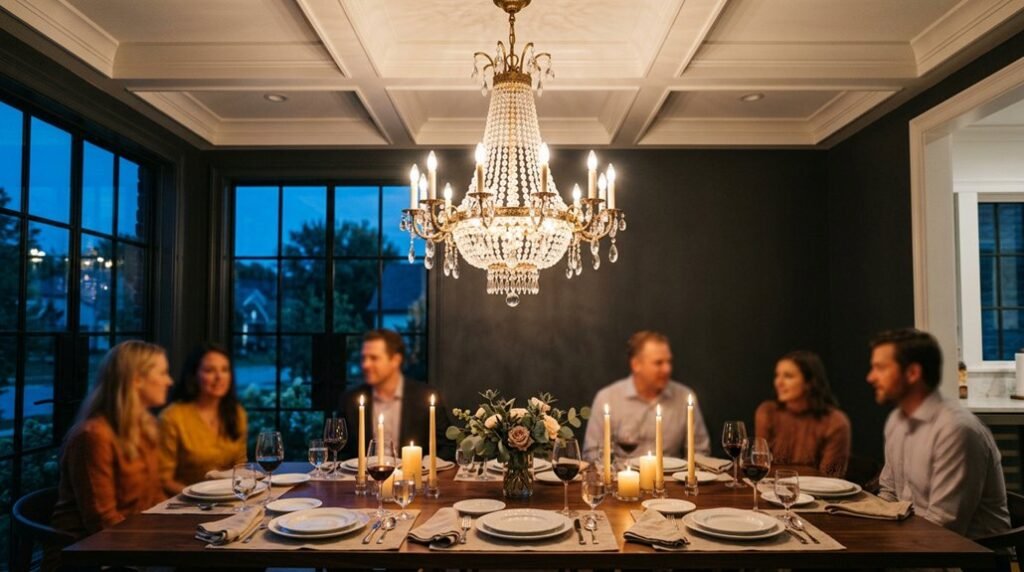 chandelier size for dining room
