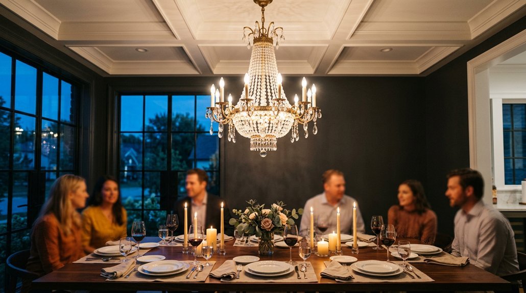 chandelier size for dining room