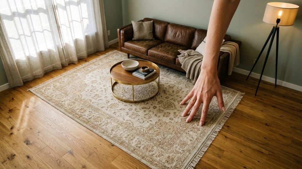 choosing a living room rug selection