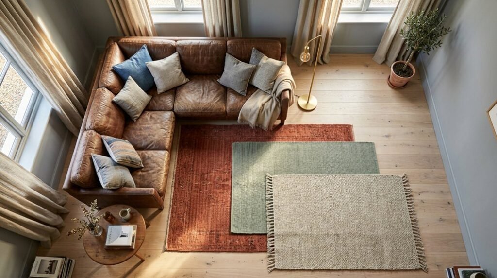choosing rug color wisely for room