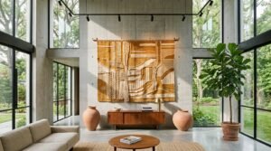decorate a large empty wall
