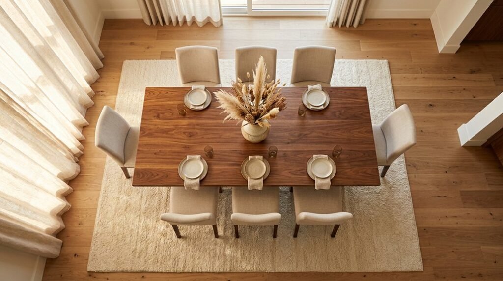 dining room rug size options