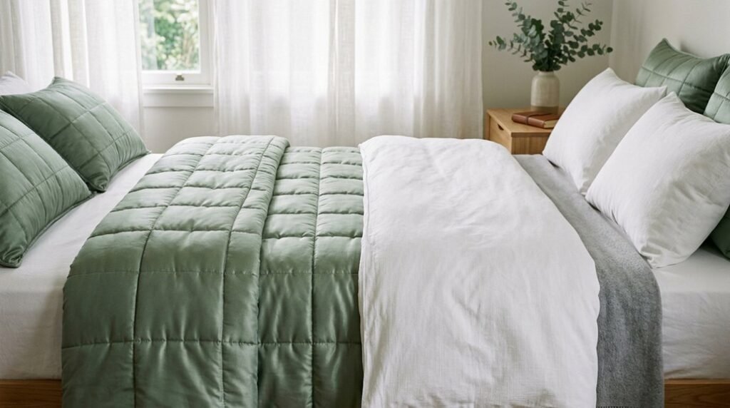 duvet or comforter comparison preference