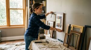 hanging a coordinated gallery wall