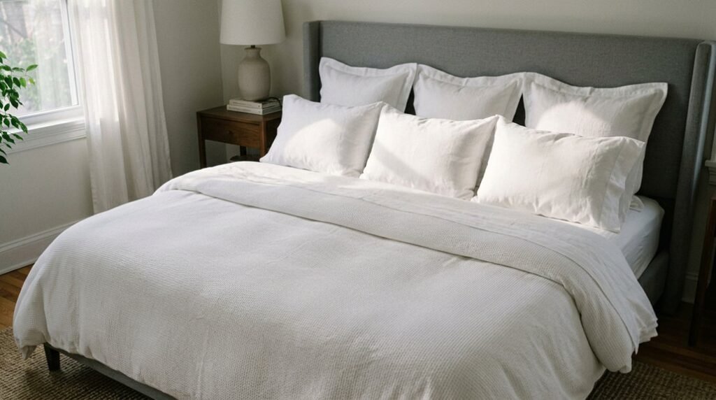 how many pillows on bed
