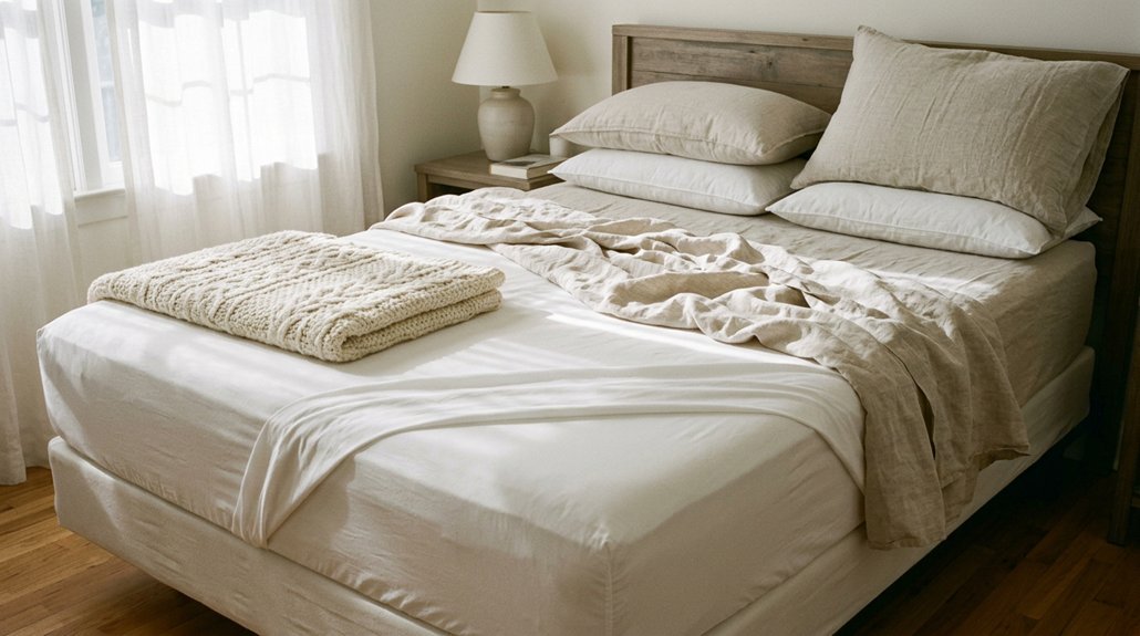 how to layer a bed