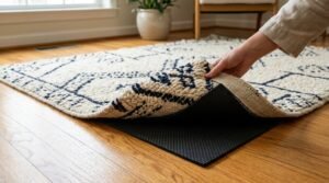 keeping rug from sliding safely