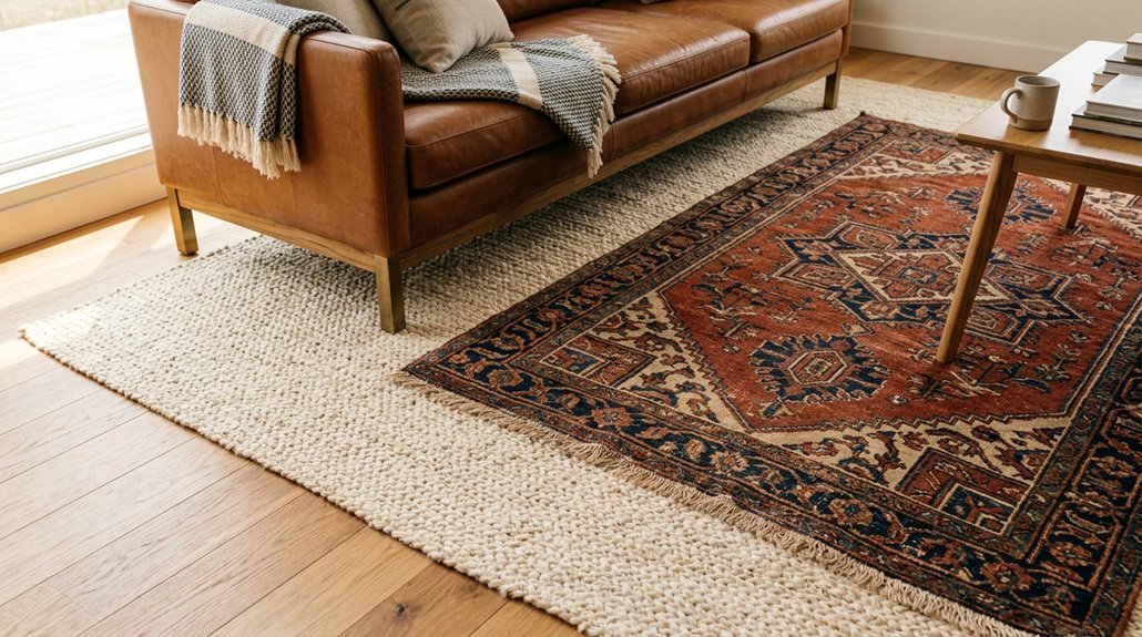 layered rug styling techniques