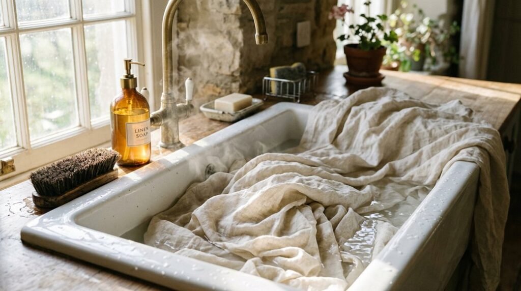 linen sheets washing instructions
