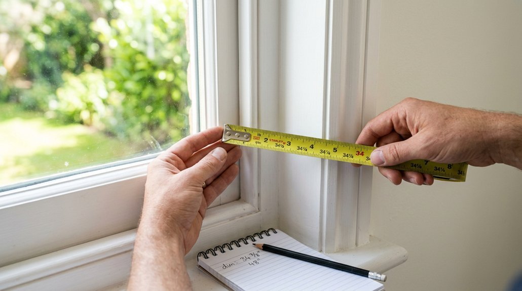 measuring windows for blinds