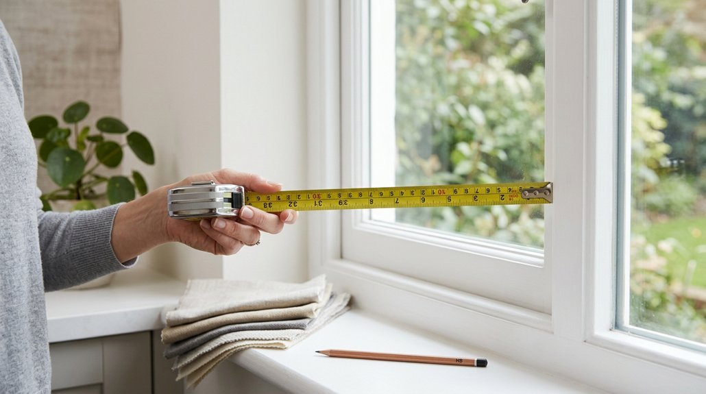 measuring windows for curtains