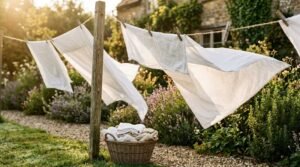 soften newly laundered sheets