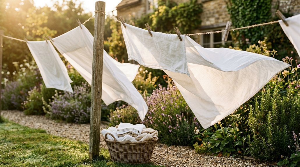 soften newly laundered sheets