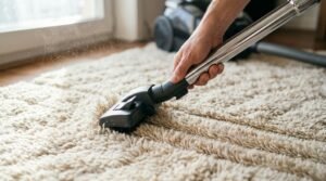 vacuuming guidance for wool rug