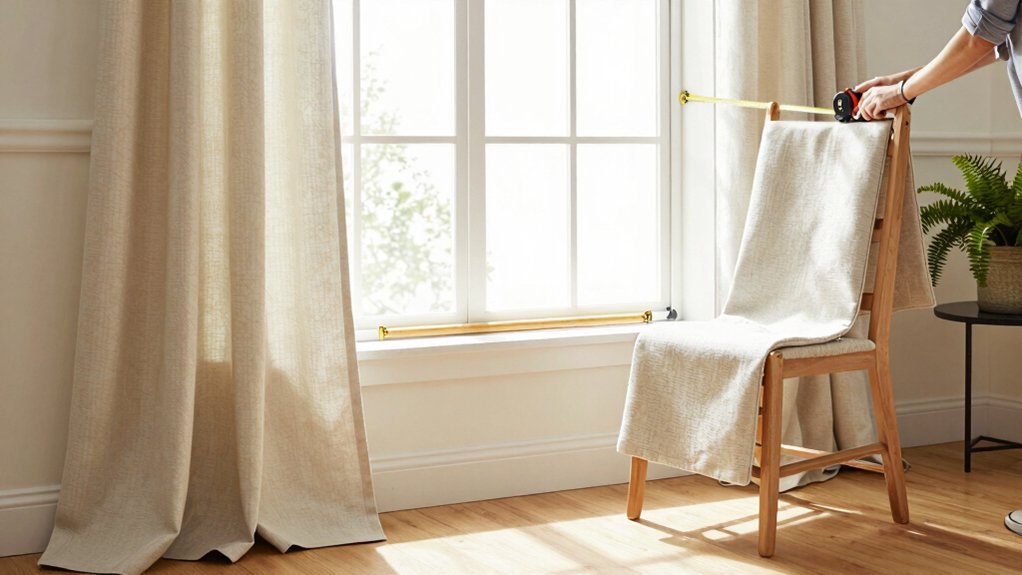 choosing curtain length rod height style