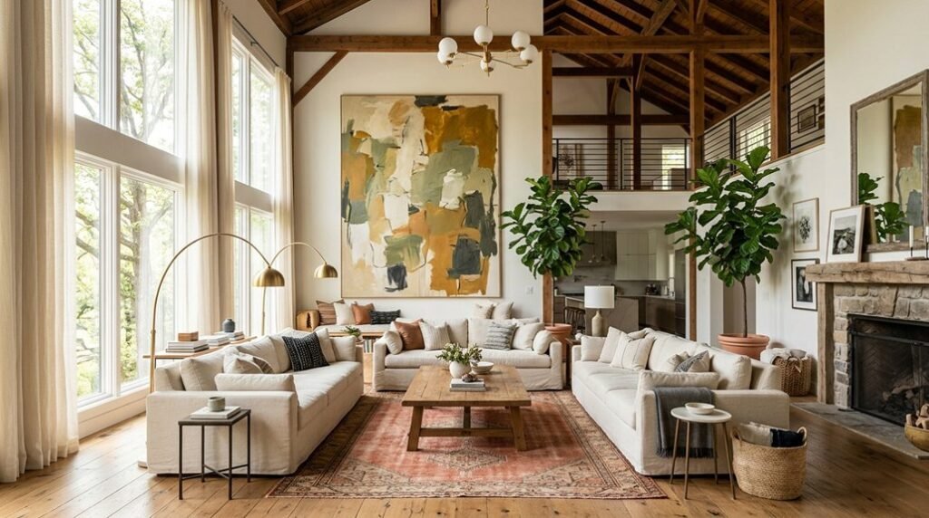 decorating ideas for spacious living room
