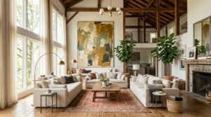 decorating ideas for spacious living room