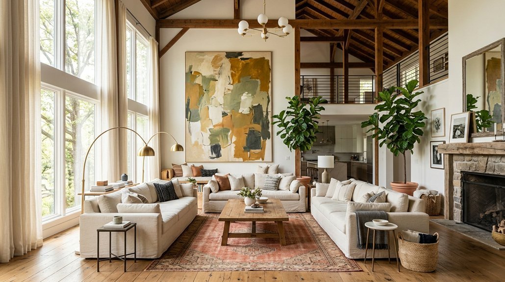 decorating ideas for spacious living room