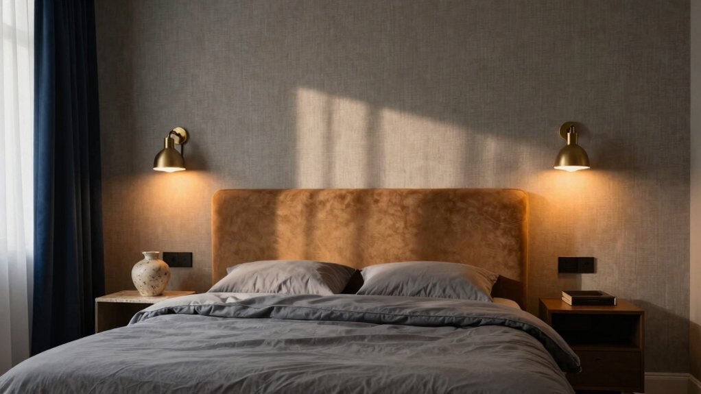 eye level dimmable bedside sconces