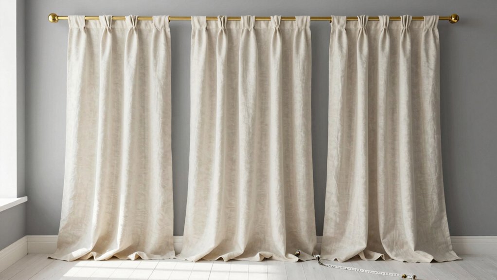 fabric weight alters curtain length outcomes