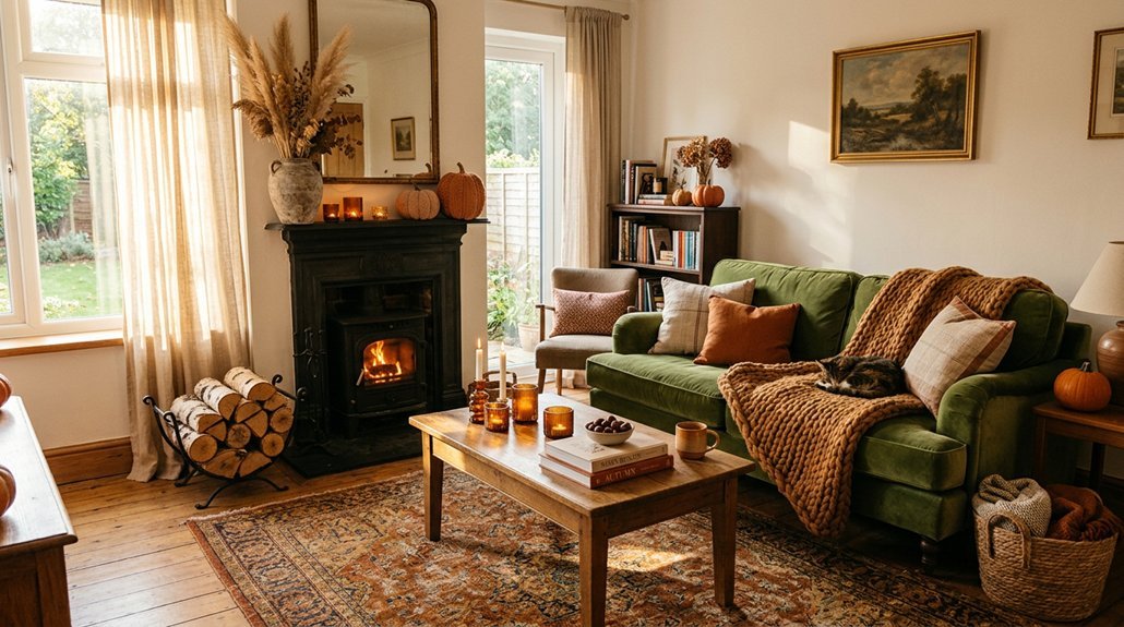 fall living room decor ideas